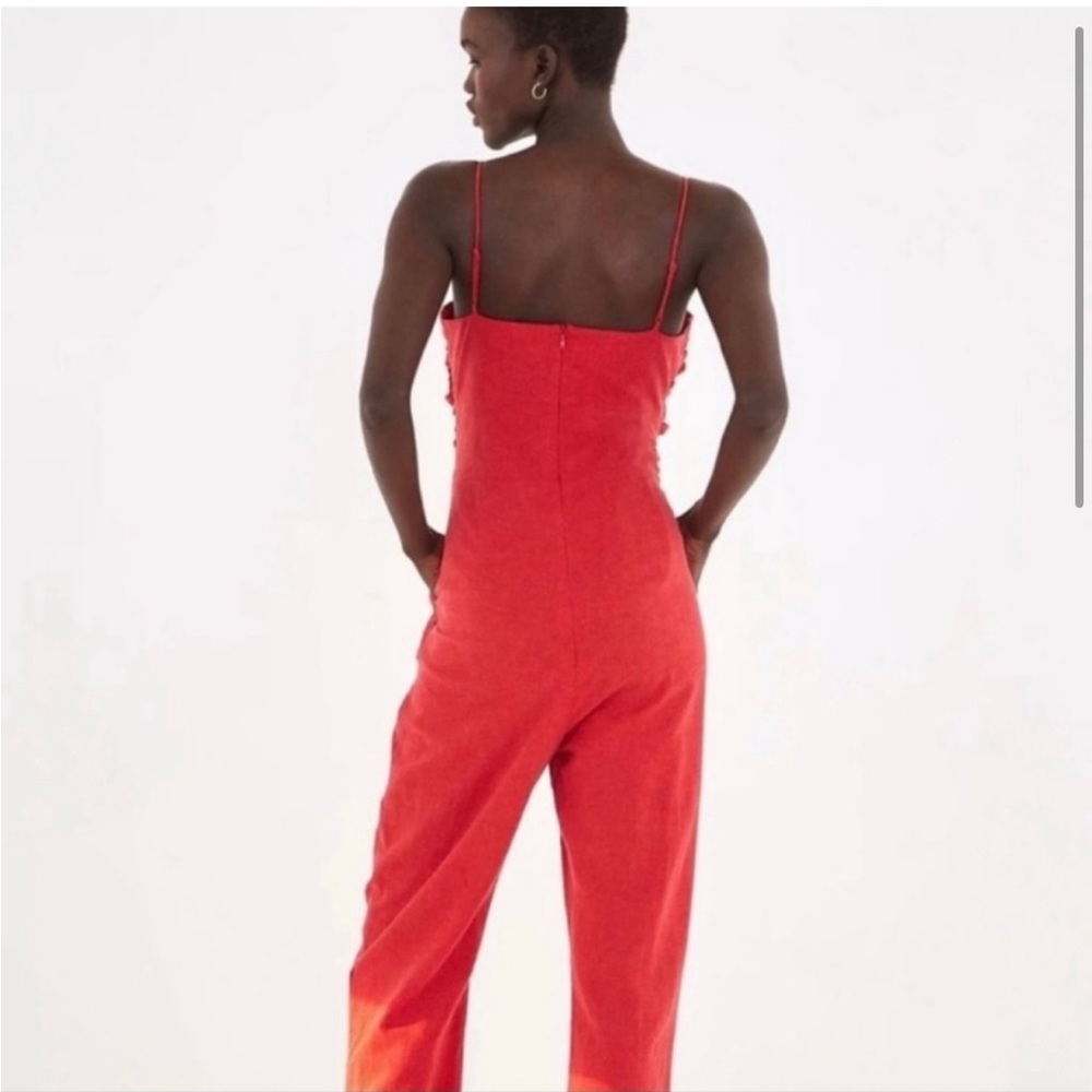 FARM Rio Red Jumpsuit - Picture 2 of 16